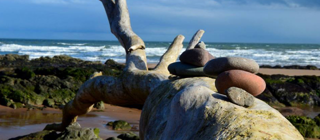 Slains Castle and St Cyrus Beach